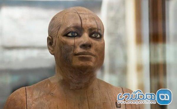 مجسمه چوبی 4500 ساله مهارت صنعتگران مصر باستان را به نمایش میگذارد