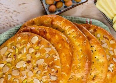 طرز تهیه نان شیرمال با پیمانه و آسان ترین روش