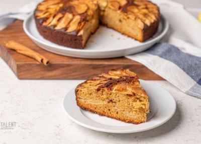 طرز تهیه کیک سیب عسل دارچین؛ خوش عطر و لذیذ
