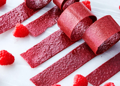 طرز تهیه لواشک تمشک در خانه با فر